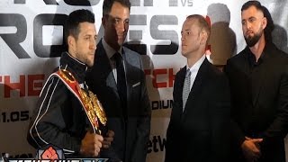 Froch vs Groves 2 Final press conference and face off video [upl. by Shanon]