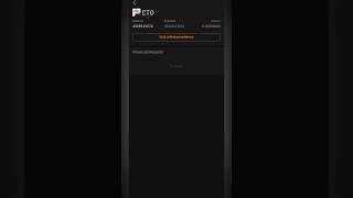 Satoshi CTO Coin Withdraw update Shorts shortsviralvideo CryptoKingKeyur cto [upl. by Stetson]