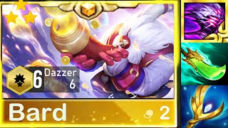 Radiant Jaksho Bard 6 Dazzer is 00 mana TFT set 10 [upl. by Tawnya271]