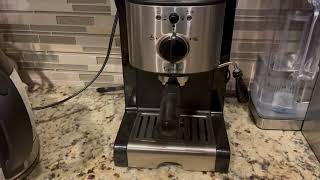 Capresso 116 04 Pump Espresso and Cappuccino Machine EC100 Black and Stainless Review [upl. by Ima14]