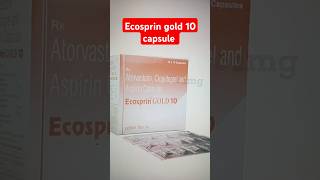 Ecosprin gold 10 capsule kis kaam aati hai  ecosprin gold 10 capsule use in hindi  ecosprin gold [upl. by Austin806]