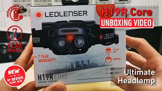 H19R Core 🔦 3500 lumens 300 meter Max 20 hour run time Rechargeable Headlamp  Ledlenser Malaysia [upl. by Attiuqaj]