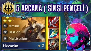 5 Arcana Ahri Hecarim  Çok Acayip Build Değişik Bi At [upl. by Lehar]