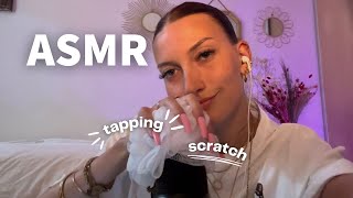 ASMR ★ Multi triggers BLANCS  tapping mouth sounds scratching [upl. by Shana218]