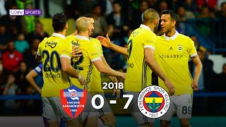 K Karabükspor 0  7 Fenerbahçe  Maç Özeti  201718 [upl. by Hanad624]