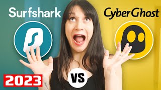 Surfshark vs CyberGhost  Quel est le meilleur VPN en 2023 [upl. by Abihsat]