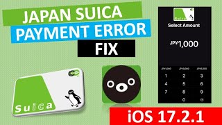 iOS 1721 Update Fixes Suica Payment Errors [upl. by Patsis]