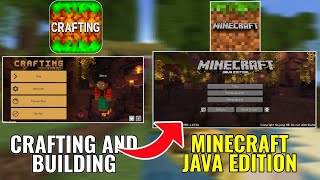 HOW TO CONVERT CRAFTING AND BUILDING INTO MINECRAFT JAVA EDITION [upl. by Ariahaj]