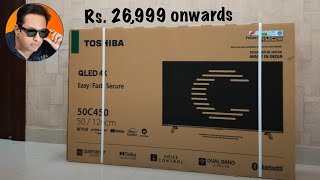 Toshiba 50inch 4K QLED Smart TV Unboxing and Review [upl. by Leeth776]