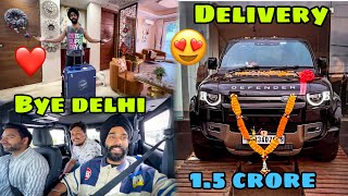 Delhi ko BYE bolkar nikal gaye DEFENDER ki Delivery ke liye 😍 [upl. by Schwejda]