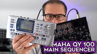 Yamaha QY100 as the main sequencer in your hardware synthesizer setup [upl. by Crist]