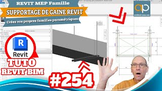 Support de Gaine REVIT MEP ou Supportage ce nest pas une erreur tuto gratuit en Français N°254 [upl. by Noivax560]