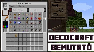 Minecraft  DecoCraft Mod  Bemutató  Telepítés [upl. by Eimmot]