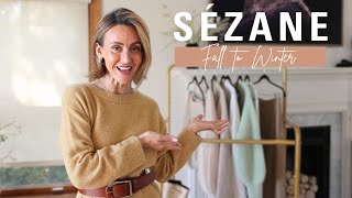 Sezane Fall Haul 2023  🍂 Parisian Style Fall Outfits [upl. by Oiramel]