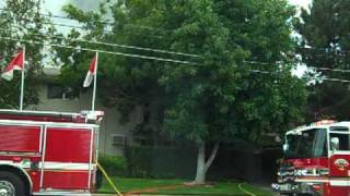 El Camino Apartment Fire Save  Sacramento Metro FireMP4 [upl. by Lamhaj]