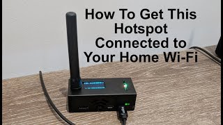 How To Get Your Hotspot Connected to Your Home WiFi [upl. by Chaille]