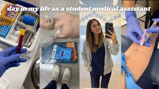 Day in my life as a Medical Assistant student 🩺 vlogmas [upl. by Laven]