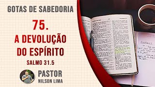 Devocional 75  A devolução do espírito  Salmo 315  Pr Nilson Lima [upl. by Stranger211]