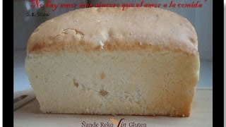 MI PRIMER PAN SIN GLUTEN PASO A PASO [upl. by Nowd]