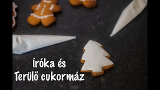 Íróka Terülő cukormáz mézeskalács díszítéshez [upl. by Everard]