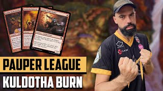 Pauper Kuldotha Burn League  TESTANDO MUTAGENIC GROWTH E BURNING PROPHET [upl. by Annaoi386]