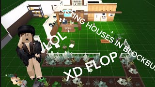 DELETING HOUSES IN BLOCKBURG THEY ALL CRIED LOL PT1 [upl. by Walke]