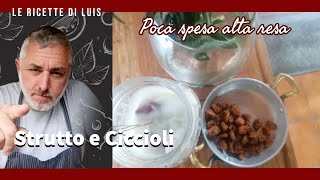 Come fare Strutto e Ciccioli in casa e come utilizzarlo [upl. by Eleets]