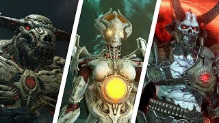 DOOM Eternal  All Boss Fights  Bosses [upl. by Lezned]