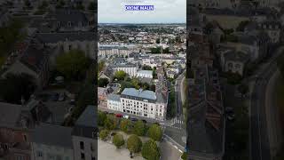 Chartres en vue aérienne par drone shorts [upl. by Ahseki]