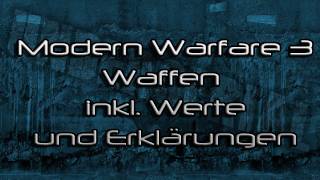 Modern Warfare 3 Multiplayer  Alle Waffen und Werte  All Weapons deutschgerman [upl. by Ikkir]