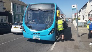 Arriva Kent Wrightbus Streetlite GN64 DXH 4267 Route 182 On Duncan Rd Gills Kent With Riley [upl. by Heyra]