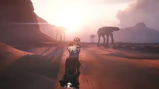 STAR WARS Jedi Survivor epic speeder bike chase speederbike jedisurvivor epicmoments [upl. by Shreve851]