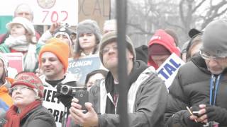 Tom Morello performs Guerilla Radio at the Rally for Wisconsins Workers [upl. by Zetroc]