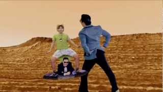 PSY  GANGNAM STYLE and Elevator Guy on Mars [upl. by Baily430]