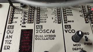 AE Modular wonkystuff rbss amp quantizer issue [upl. by Helve]