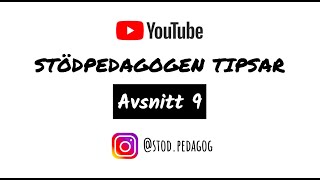 Stödpedagog tipsar  Webbsidor Del 2  S01A09 [upl. by Eiuqnom691]