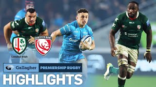 London Irish v Gloucester HIGHLIGHTS  LongRange Drop Goal Winner  Gallagher Premiership 202223 [upl. by Nilved]