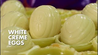 Inside Cadbury WHITE CREME EGGS [upl. by Deanna]