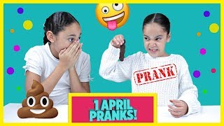 🤪 PRANKS POEP VAN ONTBIJTKOEK 💩 1 APRIL GRAPPEN [upl. by Magnuson]