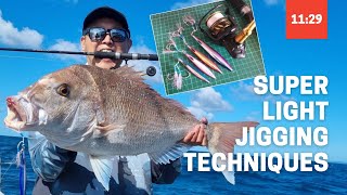 Super Light Jigging Techniques and Gear  SLJ Tutorial using Oceans Legacy Cloud 9 [upl. by Peppel]