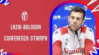 LazioBologna la conferenza prepartita di Thiago Motta 🎙 [upl. by Lahtnero966]