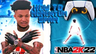 HOW TO MOMENTUM SPAM IN 2K22 CHEESY DRIBBLE TUTORIAL [upl. by Mercola]