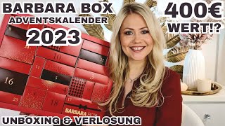 🤩 BARBARA BOX ADVENTSKALENDER 2023  Unboxing amp Verlosung [upl. by Yacov983]