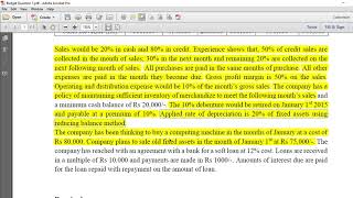 Budgeted Income Statement and Budgeted Balance Sheet [upl. by Shirlene]