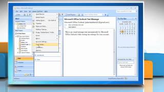 Microsoft® Outlook 2007 How to change email security settings on Windows® 7 [upl. by Anyak]