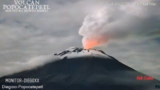 Volcán Popocatépetl desde San Pedro Benito Juárez 8Km De Distancia [upl. by Raul]