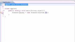 Java Programming Tutorial  6  Getting User Input [upl. by Meggy]