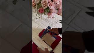 Quran wrapping video  Quran covering qurancover quranwrapping [upl. by Panther329]