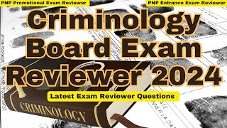 Criminology Board Exam Reviewer Criminology Part 4 [upl. by Icam]