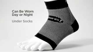 Feetures Plantar Fasciitis Sleeve Socks [upl. by Loella]